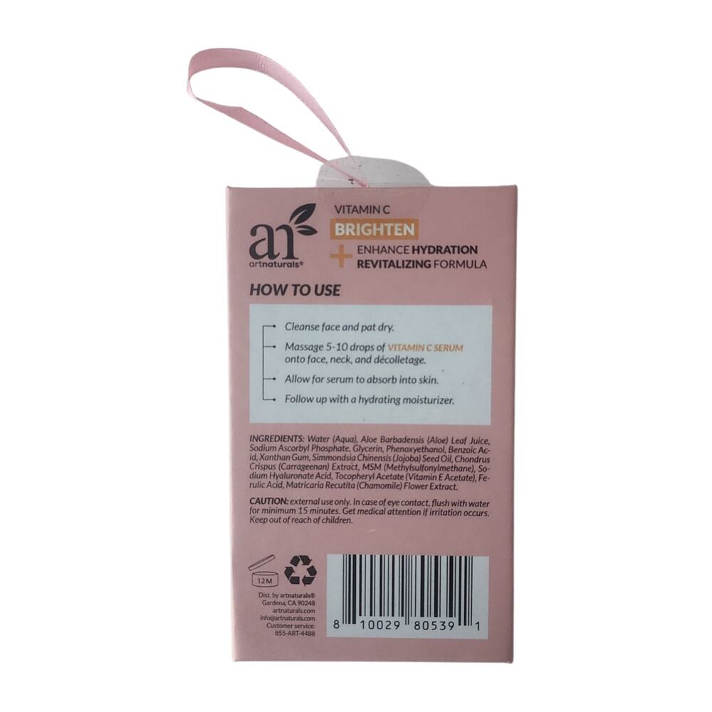 ArtNaturals Mini Vitamin C Serum 10ml Moisturizing Brightening New Sealed Boxed - Picture 3 of 6
